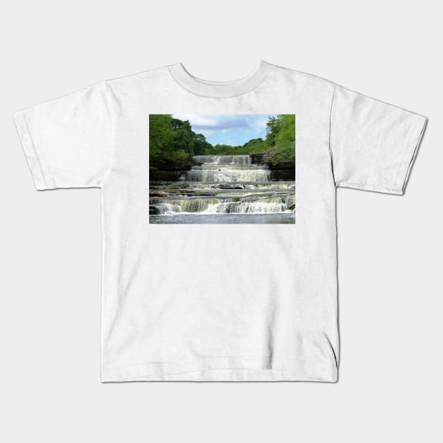 Aysgarth Falls #2 Kids T-Shirt by acespace